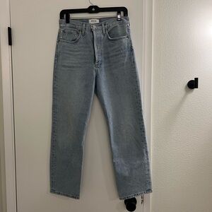 Agolde 90s crop mid rise jeans, size 25